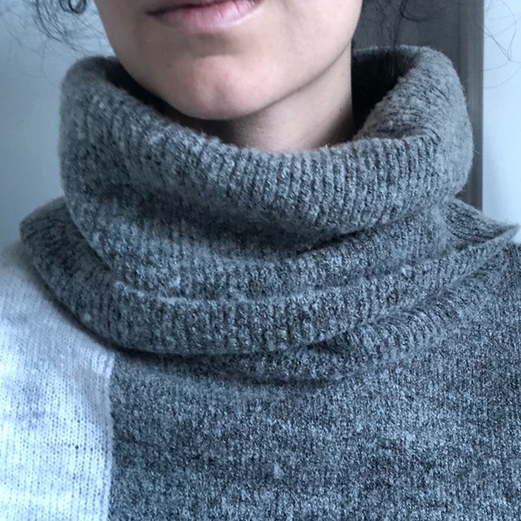 Fluffy comfy winter cowlneck knit pullover woolen - Picture 2 of 6